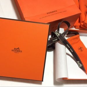 Hermès Bag, 4 Mini-Bags, and Perfume Packaging